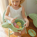 Load image into Gallery viewer, Dinosaur Basket Small - Mint Green
