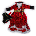 Load image into Gallery viewer, Red Pirate Princess Deluxe Costume
