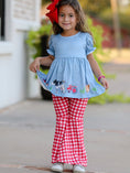 Load image into Gallery viewer, Girls Farm Animals Bell Bottoms outfit
