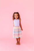 Load image into Gallery viewer, PREORDER! Bamboo Tulle Dress - Rainbow Ombre Twinkle
