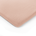 Load image into Gallery viewer, Muslin Fitted Bassinet Crib Sheet
