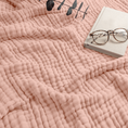 Load image into Gallery viewer, Adult Muslin Blanket in Blush
