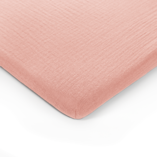 Muslin Fitted Bassinet Crib Sheet