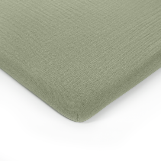 Muslin Fitted Bassinet Crib Sheet