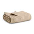 Load image into Gallery viewer, Baby Waffle Blankets in Sand
