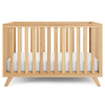 Load image into Gallery viewer, Baby Crib for 0 to 3 Years - Natural Wood
