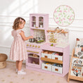 Load image into Gallery viewer, Tiny Land® Wooden Play Kitchen with Storage for Creative Toddlers
