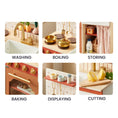 Load image into Gallery viewer, Tiny Land® Wooden Play Kitchen for Toddlers - Honey Kitchenette Pretend Cooking Set
