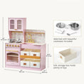 Load image into Gallery viewer, Tiny Land® Wooden Play Kitchen with Storage for Creative Toddlers
