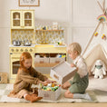 Load image into Gallery viewer, Tiny Land® Wooden Play Kitchen with Storage for Creative Toddlers
