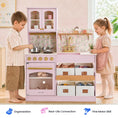 Load image into Gallery viewer, Tiny Land® Wooden Play Kitchen with Storage for Creative Toddlers
