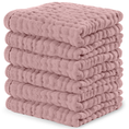 Load image into Gallery viewer, Muslin Washcloths in Mauve
