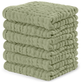 Load image into Gallery viewer, Muslin Washcloths in Sage
