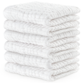 Load image into Gallery viewer, Muslin Washcloths in White

