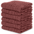 Load image into Gallery viewer, Muslin Washcloths in Wine
