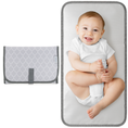 Load image into Gallery viewer, Compact Changing Pad in Grey Pattern
