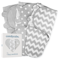 Load image into Gallery viewer, Easy Swaddle Blankets in Grey, Pack of 3
