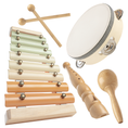 Load image into Gallery viewer, 4-Piece Kids Musical Instruments for Toddlers
