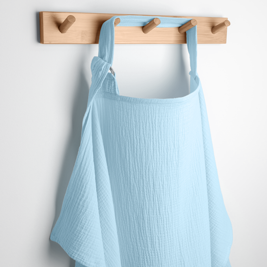 Muslin Nursing Cover, Pack of 1 in Sky Blue