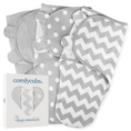 Load image into Gallery viewer, Easy Swaddle Blankets in Grey, Pack of 3
