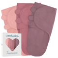 Load image into Gallery viewer, Easy Swaddle Blankets in Blush, Mauve, Mulberry, Pack of 3
