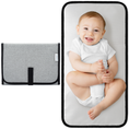 Load image into Gallery viewer, Compact Changing Pad in Solid Grey
