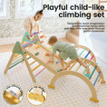Load image into Gallery viewer, Tiny Land® 7-in-1 Morandi Pikler Triangle Set

