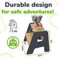 Load image into Gallery viewer, 2-Step Wooden Stool for Kids
