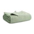 Load image into Gallery viewer, Baby Waffle Blankets in Sage
