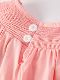 Load image into Gallery viewer, Girls Horse Smocking Embroidered Coral Dress
