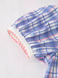 Load image into Gallery viewer, BACK TO SCHOOL Pocket Applique Check Girls Dress
