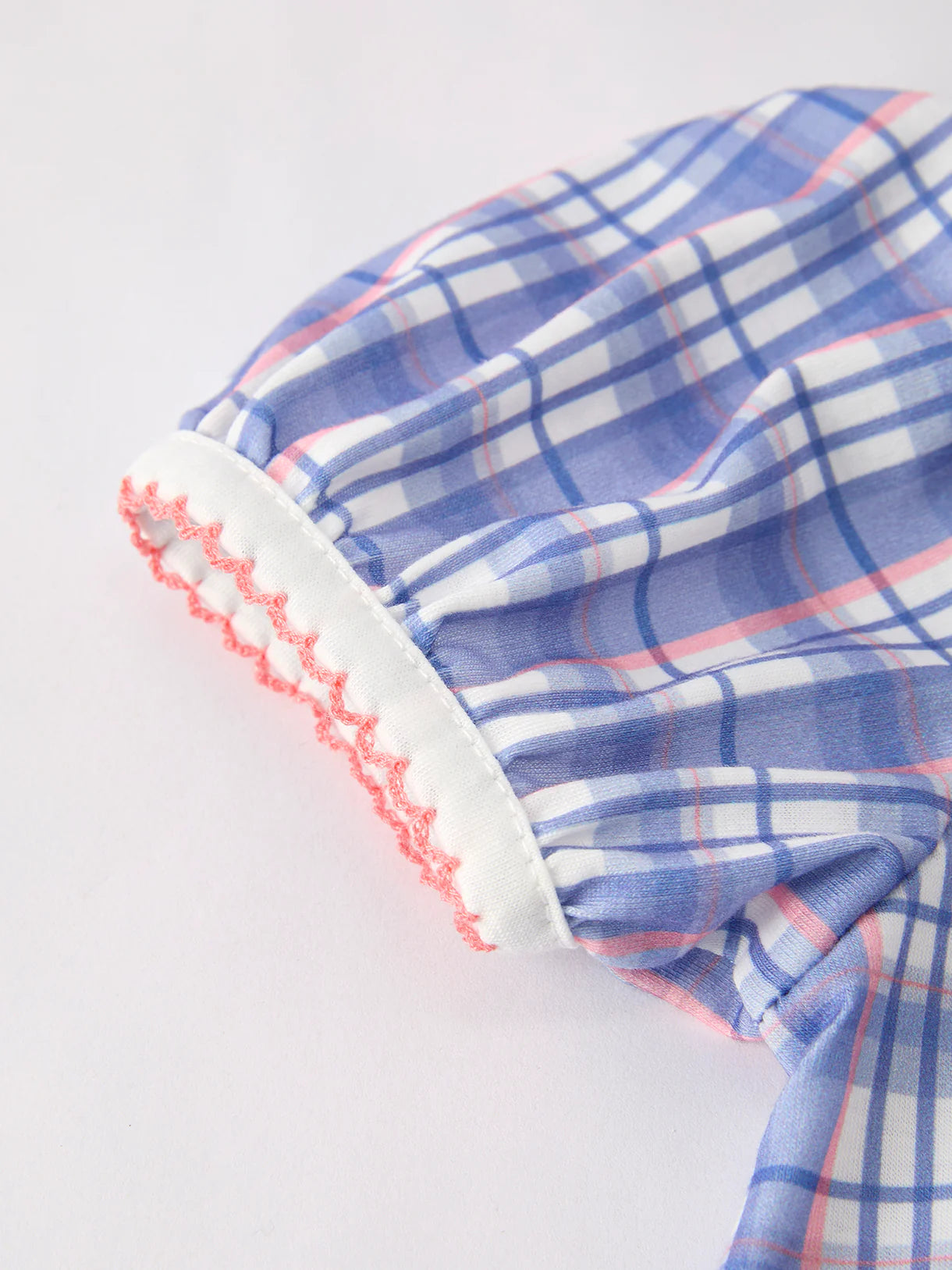 BACK TO SCHOOL Pocket Applique Check Girls Dress