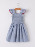 Load image into Gallery viewer, BACK TO SCHOOL Apple Applique Girls Dress
