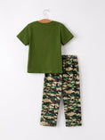 Load image into Gallery viewer, Camouflage Duck Smocking Embroidery Boys Outfit
