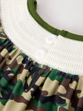 Load image into Gallery viewer, Camouflage Duck Smocking Embroidery Girls Dress
