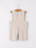 Load image into Gallery viewer, Fall Halloween & Thanksgiving  Pumpkin Smock Embroidered Boys Romper
