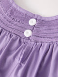 Load image into Gallery viewer, Purple Halloween Smock Embroidery Baby Girl Dress
