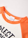 Load image into Gallery viewer, Thanksgiving Pumpkin Letters Print Long Sleeve Boys Top
