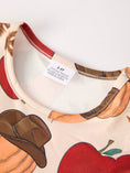 Load image into Gallery viewer, 2 Piece Thanksgiving Pumpkin Stripe Print Girls Dress Set
