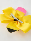 Load image into Gallery viewer, Back To School Pencil Bow 4.3 inch Hair Clip

