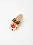 Load image into Gallery viewer, Christmas Elk Girls Hair Clip
