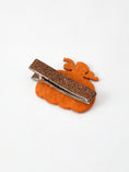 Load image into Gallery viewer, Halloween Pumpkin Girls Hair Clip
