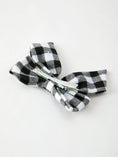 Load image into Gallery viewer, Winter Christmas Plaid Bow Hair Clip
