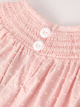 Load image into Gallery viewer, Autumn Halloween Light Pink Ghost Embroidery Smock Floral Girls Romper
