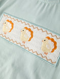 Load image into Gallery viewer, Fall Thanksgiving Plaid Chick Embroidery Smocking Boys Set
