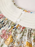 Load image into Gallery viewer, Fall  Embroidery Smocking Bow Floral Leaf Baby Girls Dress
