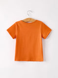 Load image into Gallery viewer, Fall Thanksgiving/Halloween  Leopard Short sleeve O-neck T-shirt
