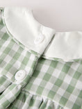 Load image into Gallery viewer, Fall Halloween & Thanksgiving Applique Plaid Girls Bloomers Romper Set
