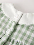 Load image into Gallery viewer, Fall Halloween & Thanksgiving Applique Plaid Girls Bloomers Romper Set
