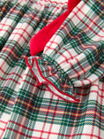 Load image into Gallery viewer, Christmas Embroidery Smocking Bow Plaid Girls Dress
